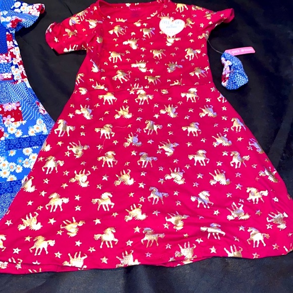 10-12 Girls dress lot, size 10-12, NWT, 2 piece set,2 patterns, girls NWT - Picture 9 of 15